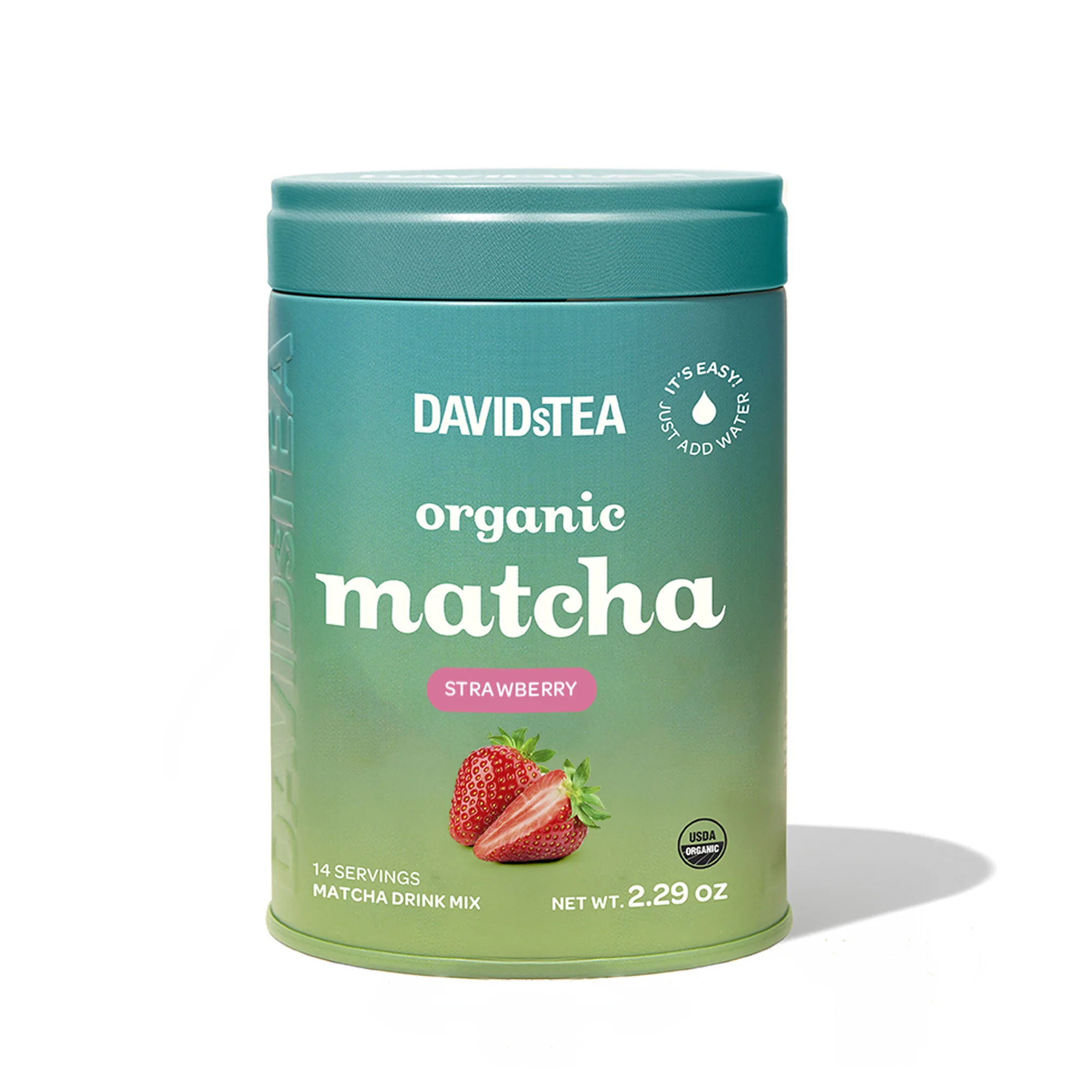 DAVIDsTEA Organic Strawberry Matcha Tea Tin — SKU SB-FB6799-53207781F0A6C7