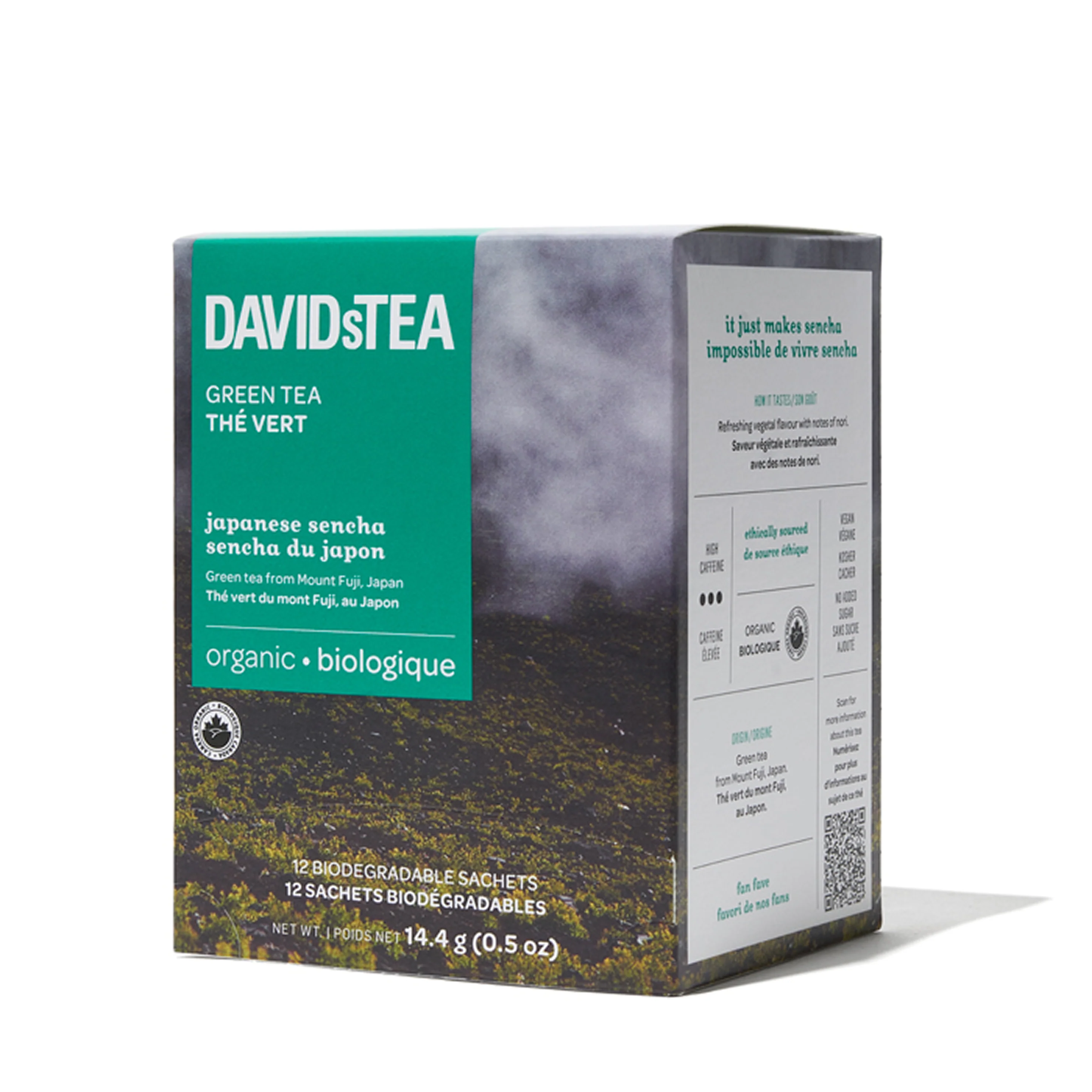 DAVIDsTEA Organic Japanese Sencha Tea Pack of 12 Sachets — SKU SB-FB6799-559FAD21E175E8 - Image 3