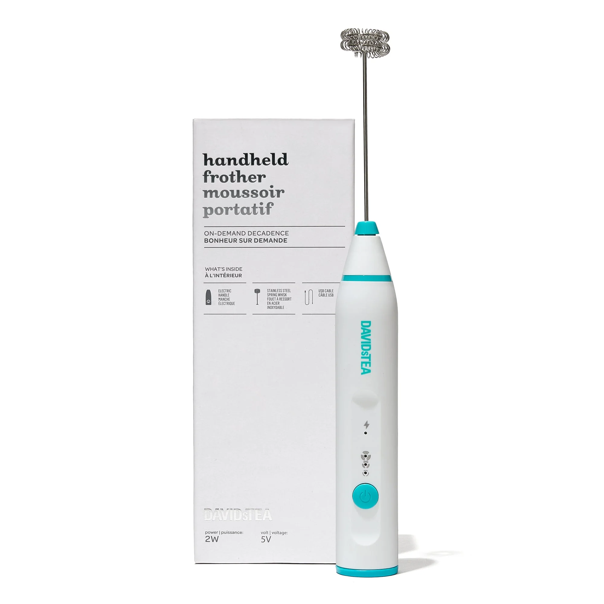DAVIDsTEA Handheld Double Milk Frother — SKU SB-FB6799-E282A7C6F2C49B