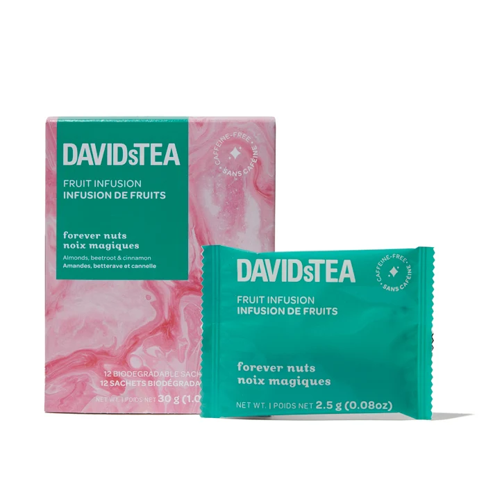 DAVIDsTEA Forever Nuts Tea Pack of 12 Sachets — SKU SB-FB6799-4BC2062FE38536 - Image 2