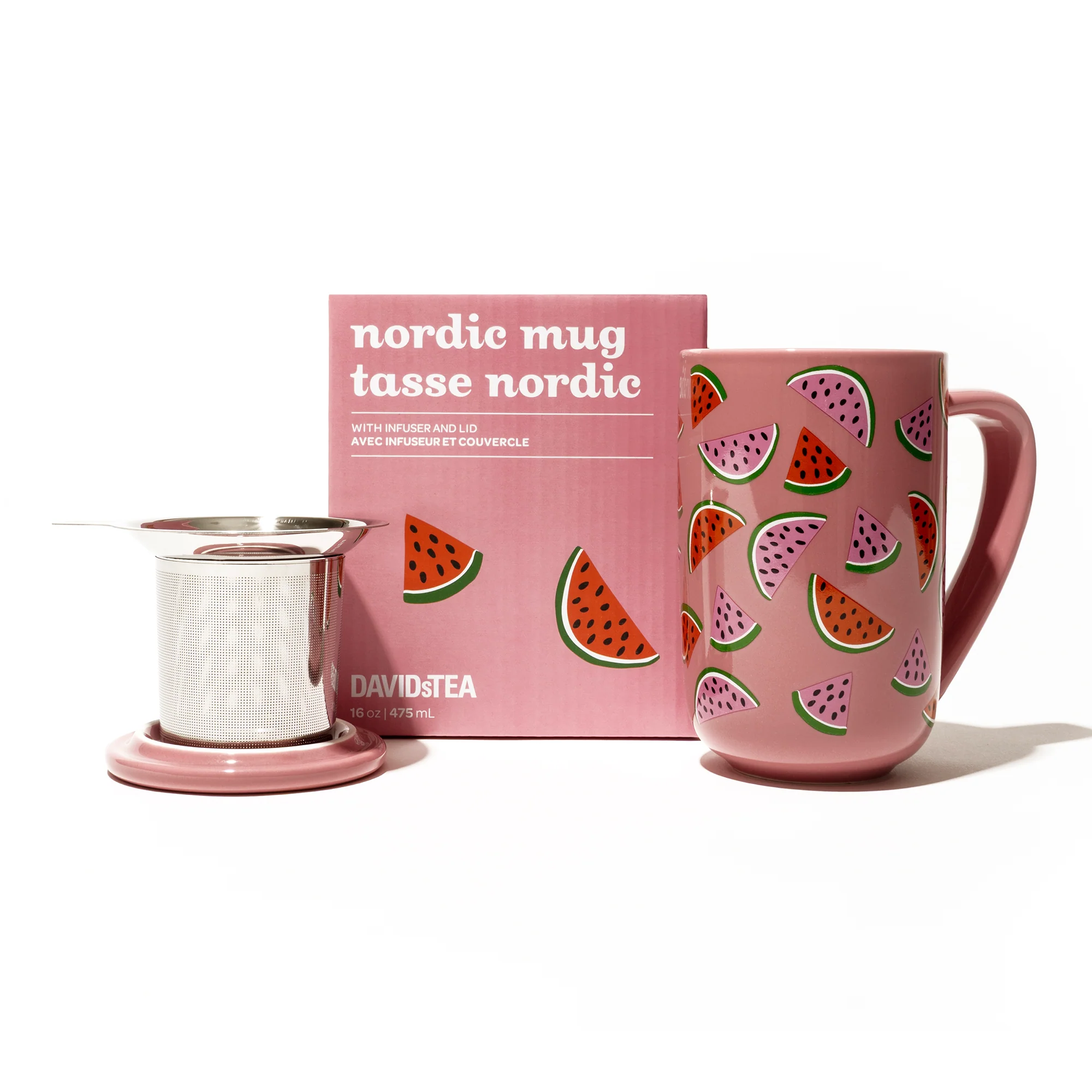 DAVIDsTEA Pink Watermelon Nordic Mug — SKU SB-FB6799-B844D0465EE497 Cup