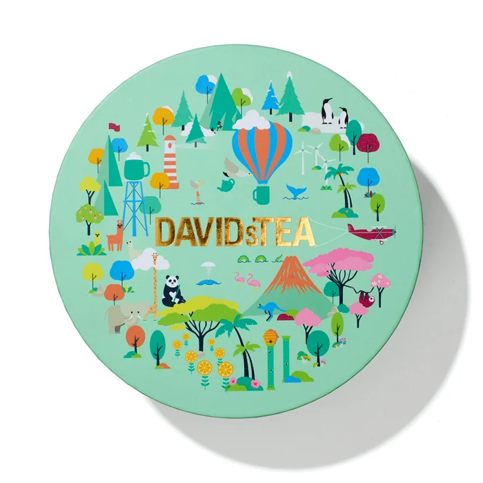 DAVIDsTEA Travel with Tea Sachet Tea Wheel Cup