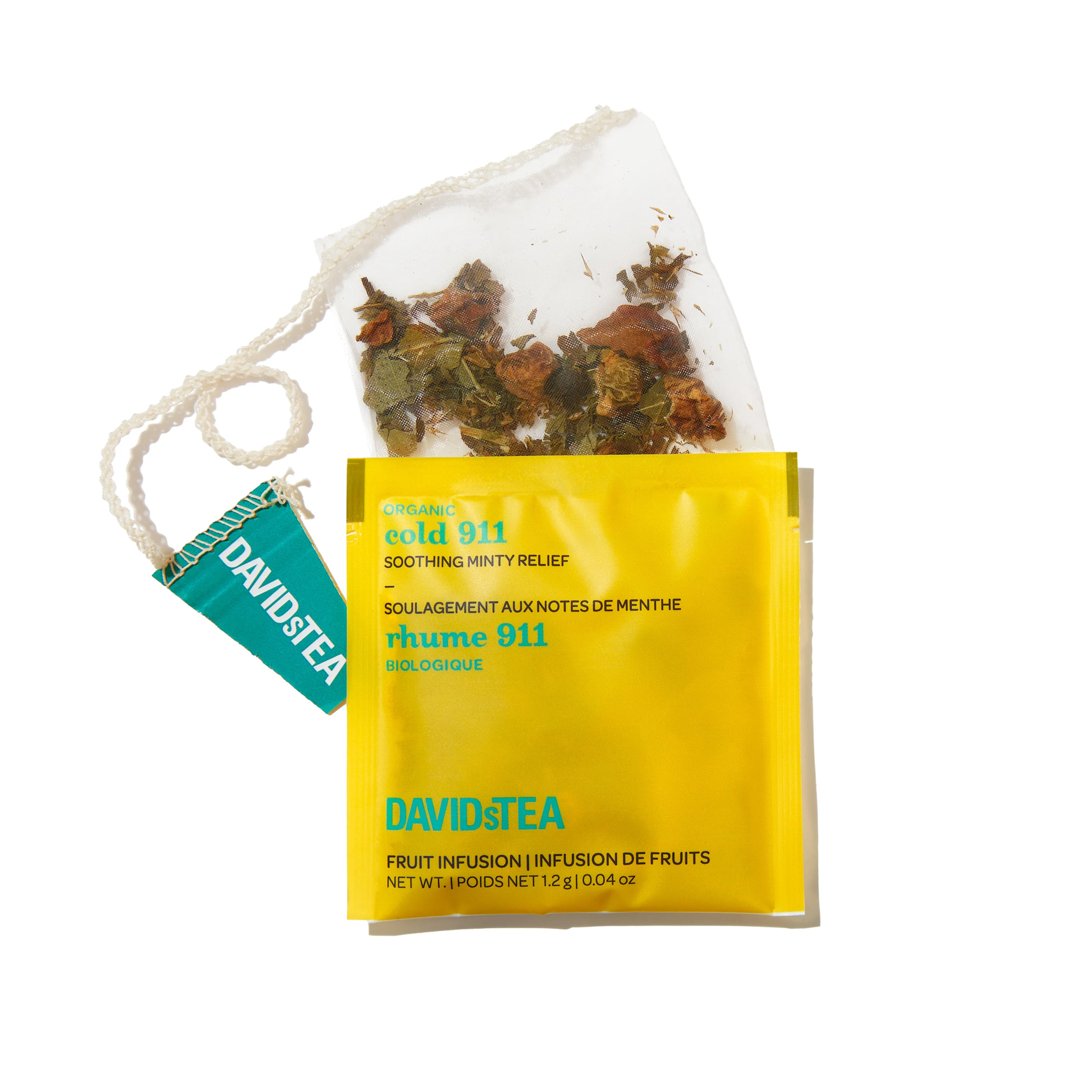 DAVIDsTEA Organic Cold 911 Tea Pack of 25 Sachets - Image 2