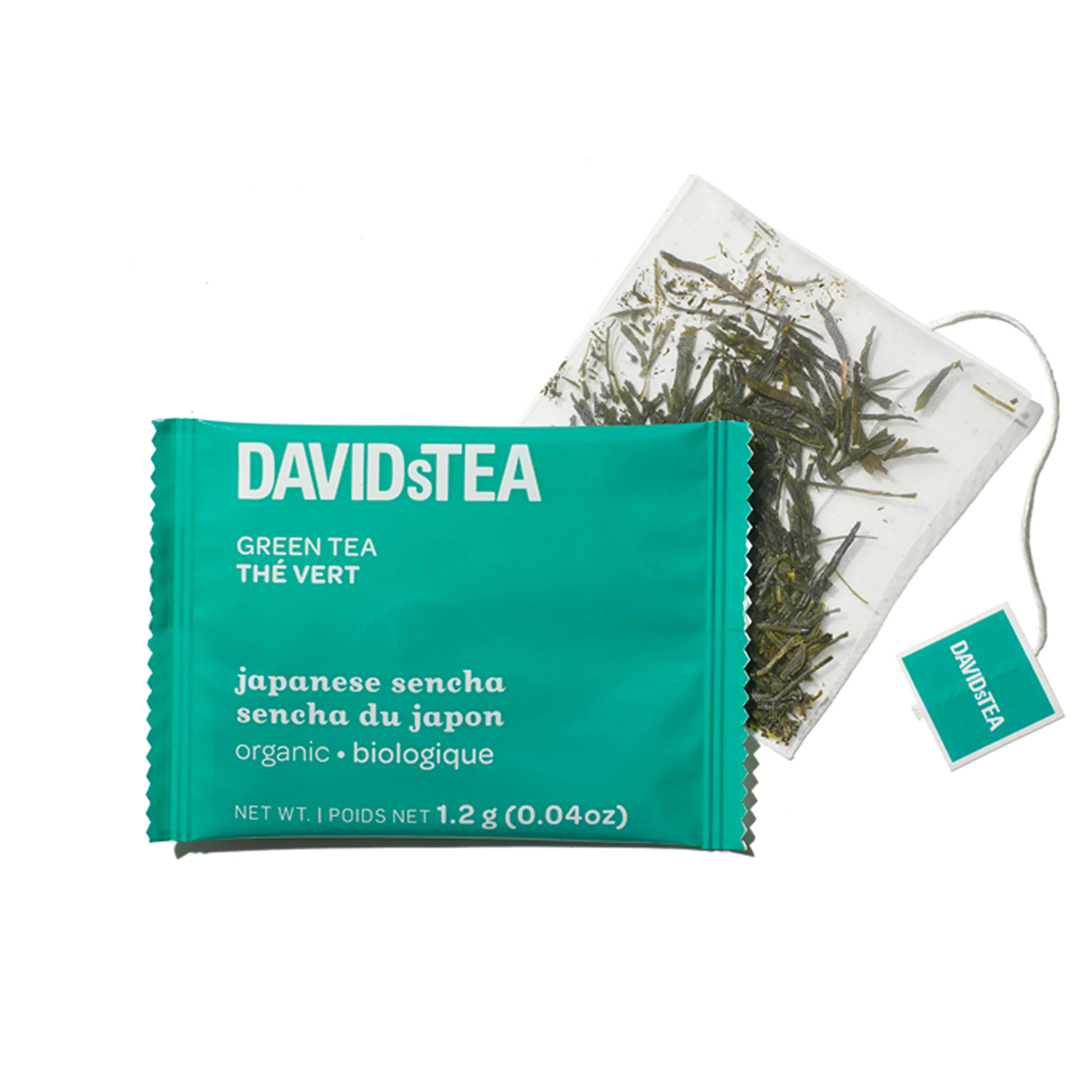DAVIDsTEA Organic Japanese Sencha Tea Pack of 12 Sachets — SKU SB-FB6799-559FAD21E175E8 - Image 2