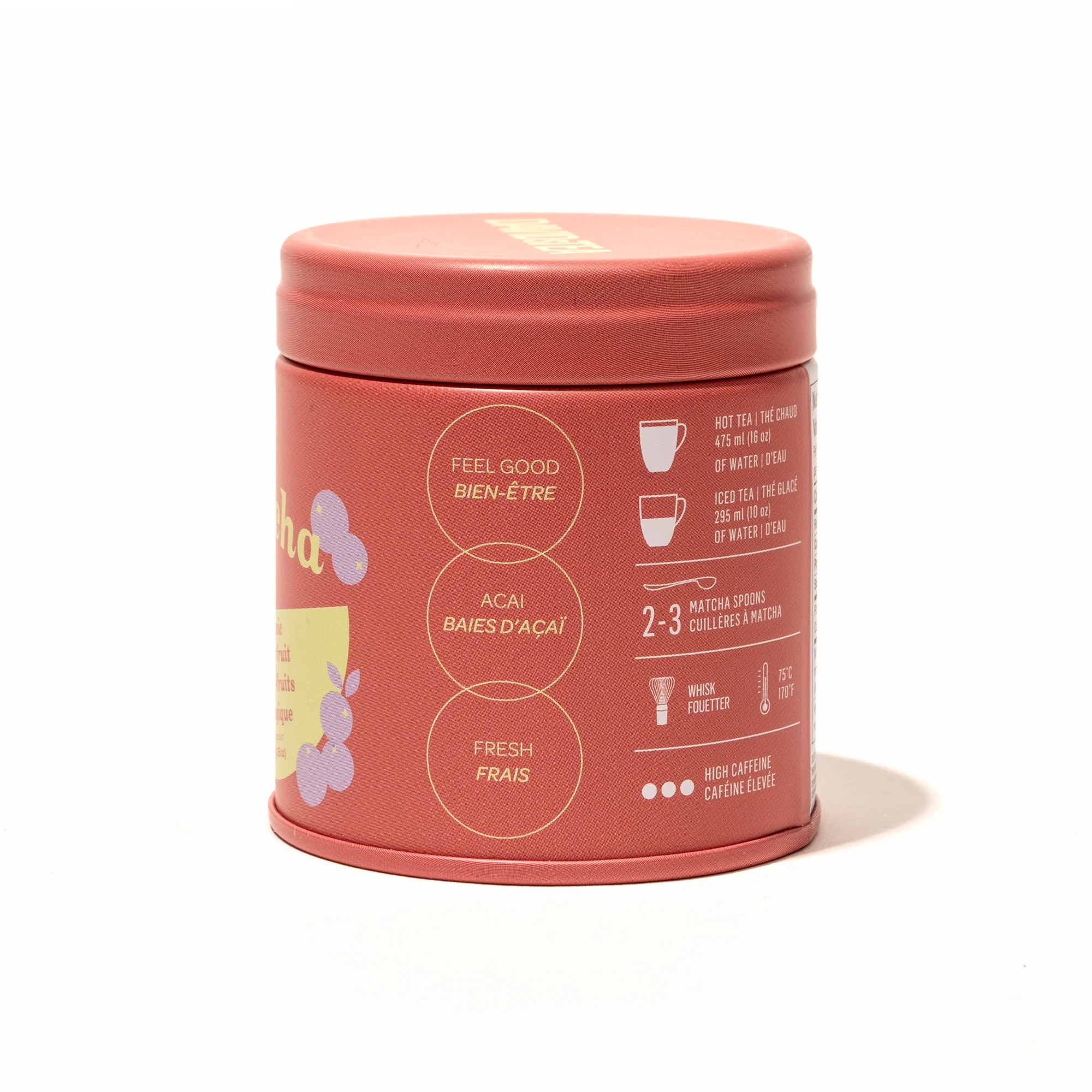 DAVIDsTEA Organic Super Fruit Matcha Mini Tea Tin - Image 4