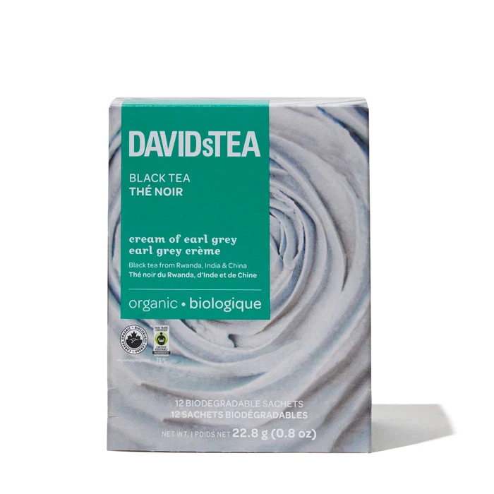 DAVIDsTEA Organic Cream of Earl Grey Tea Pack of 12 Sachets — SKU SB-FB6799-F45FC220FCCE2B