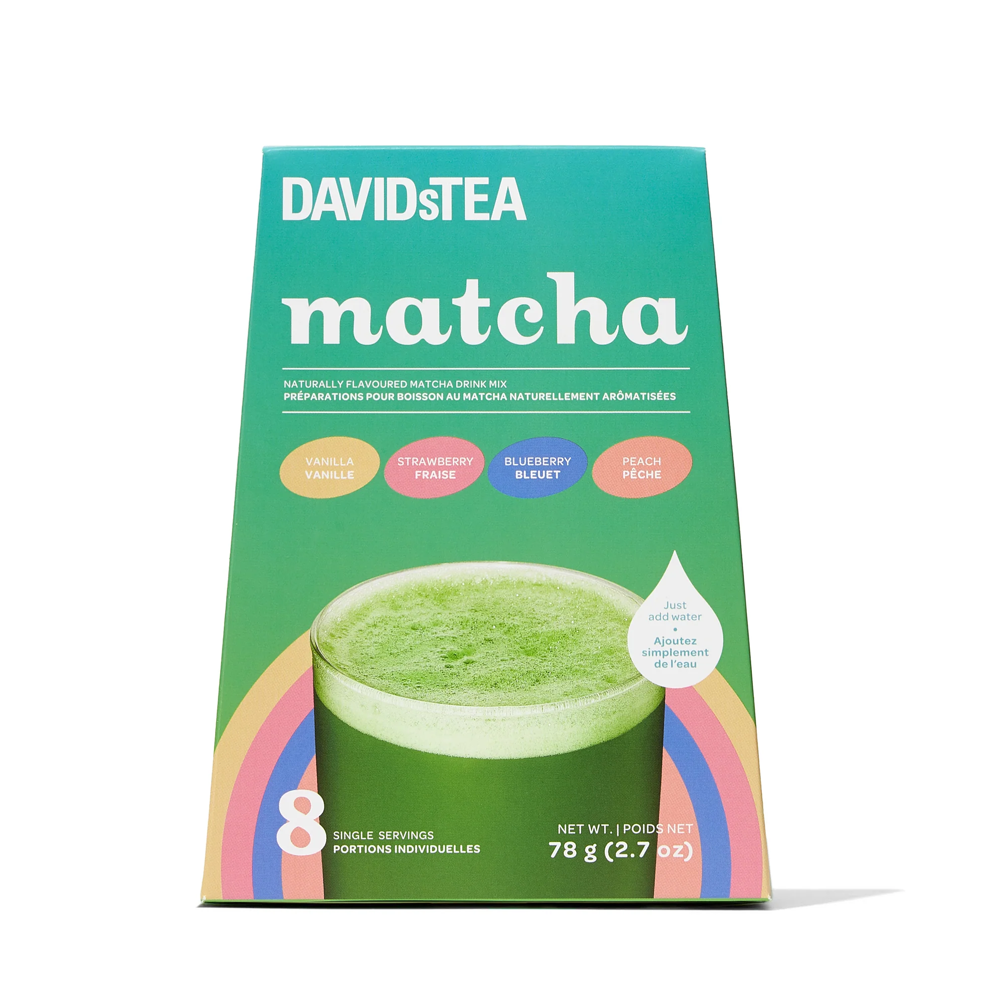 DAVIDsTEA Fruity Matcha Single Serves Variety Pack of 8 — SKU SB-FB6799-A7FC29F5FA048E Tea