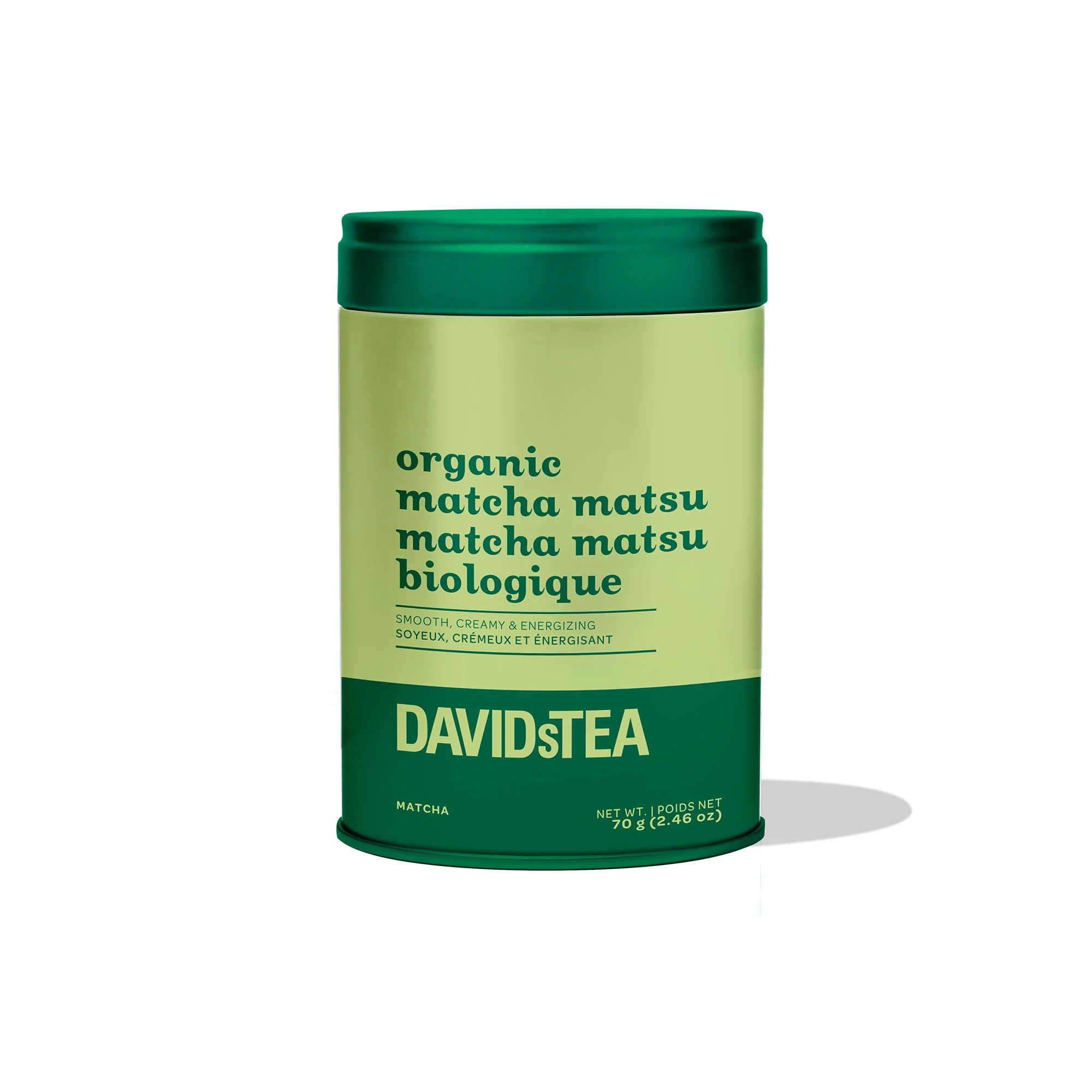 DAVIDsTEA Organic Matcha Matsu Iconic Tin Tea