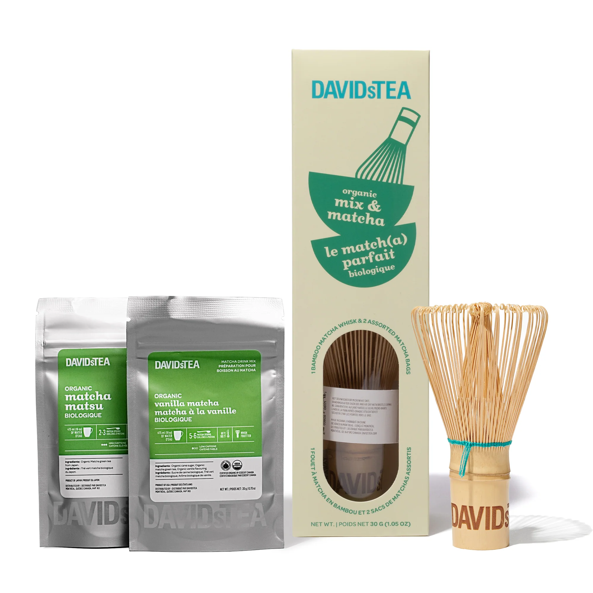 DAVIDsTEA Mix & Matcha Duo with Whisk — SKU SB-FB6799-17F21ACE0ED4B3 - Image 2