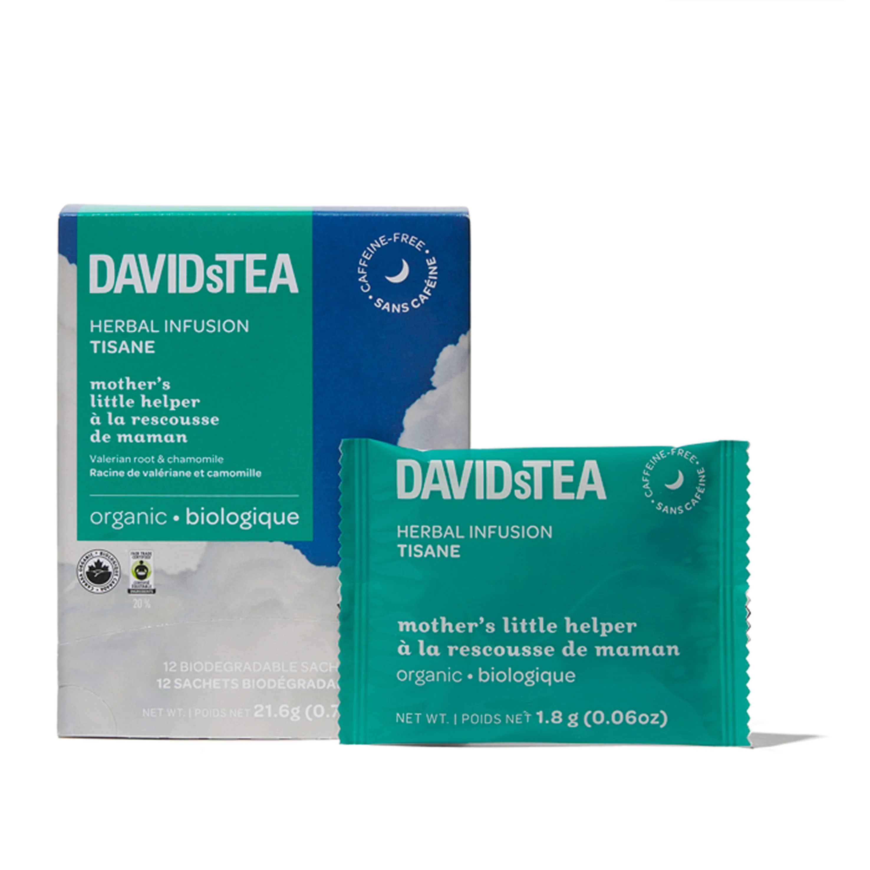 DAVIDsTEA Organic Mother's Little Helper Tea Pack of 12 Sachets — SKU SB-FB6799-D949050041C04D - Image 2