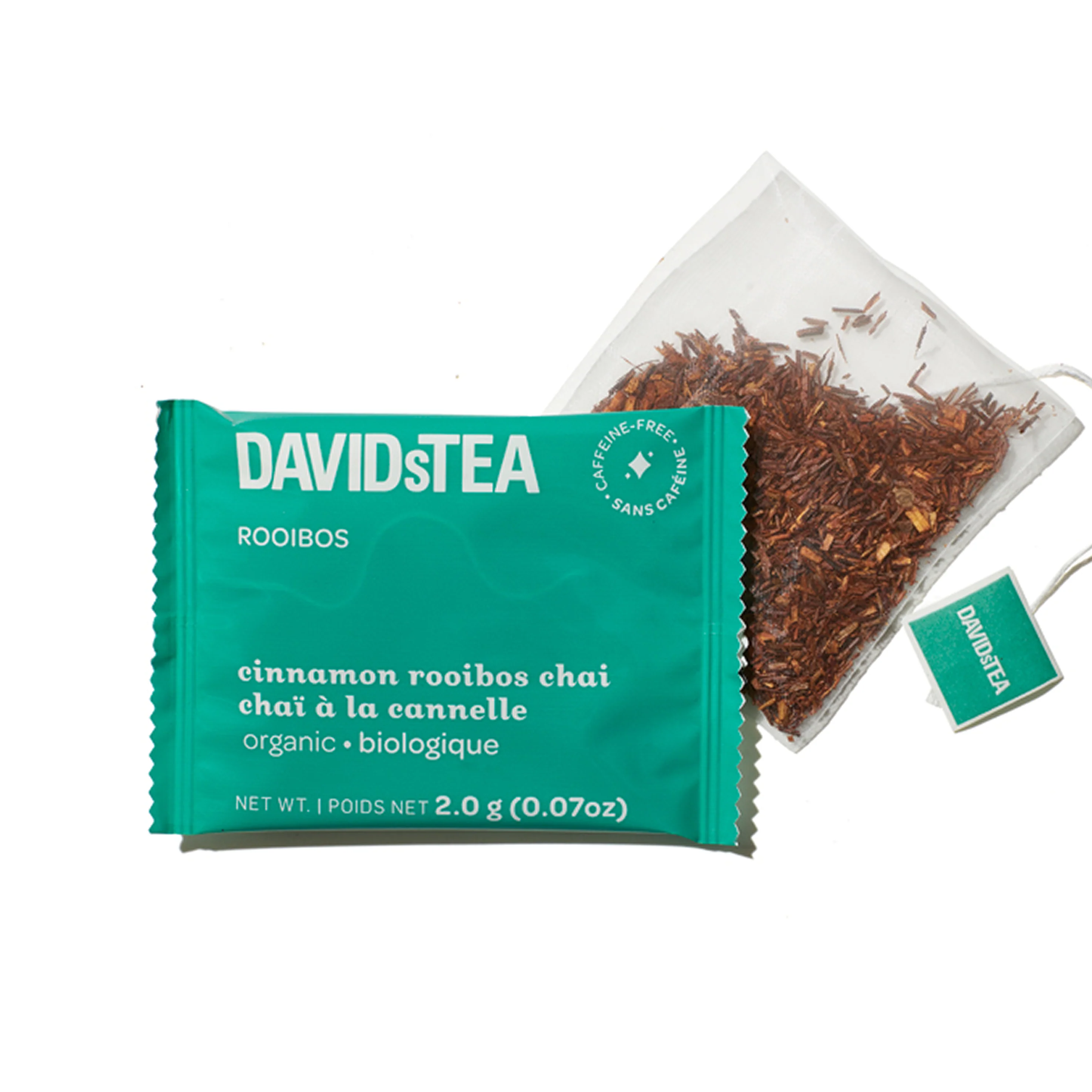 DAVIDsTEA Organic Cinnamon Rooibos Chai Tea Pack of 12 Sachets — SKU SB-FB6799-263D807E140E63 - Image 3