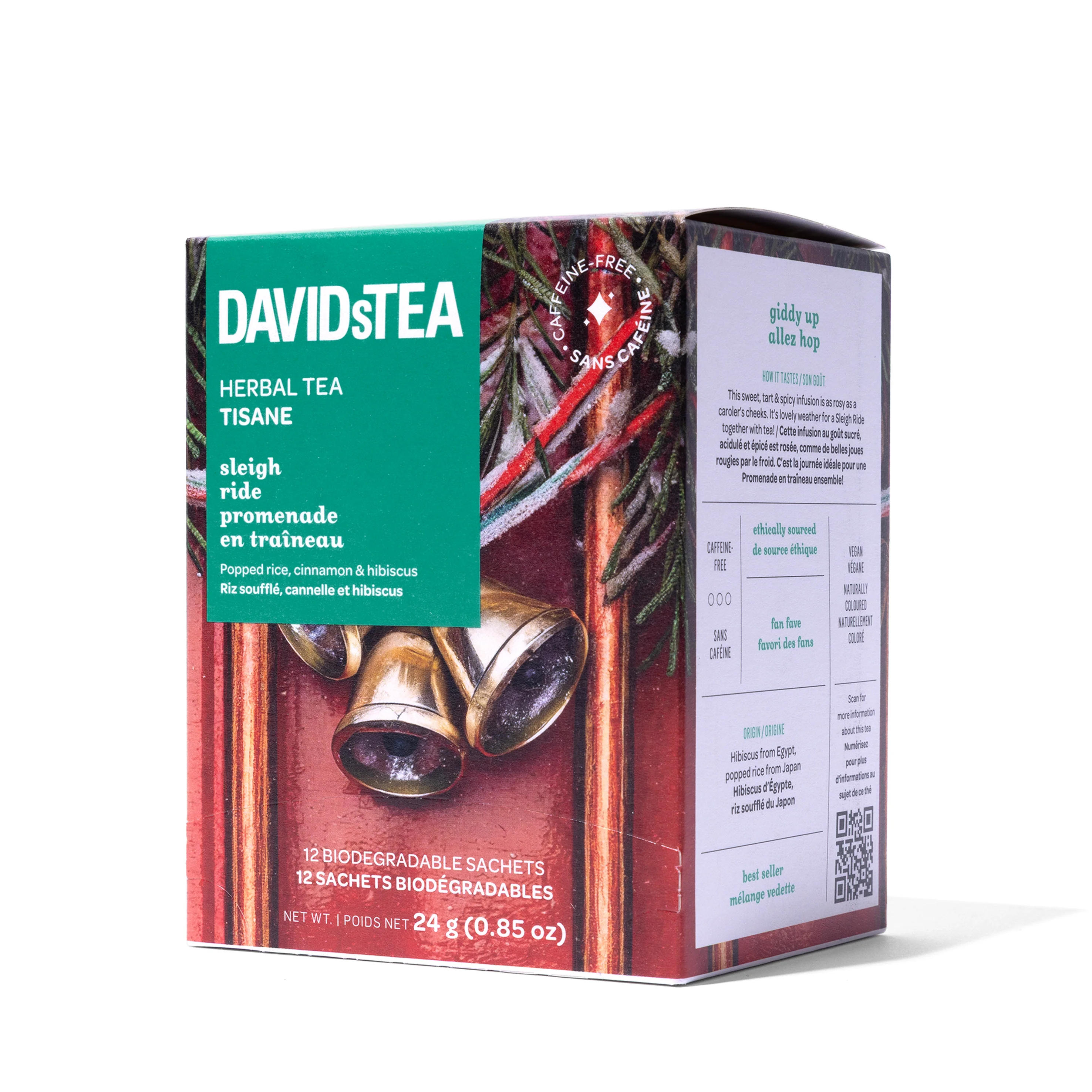DAVIDsTEA Sleigh Ride Tea Pack of 12 Sachets — SKU SB-FB6799-1AFB142D2204F6 - Image 2